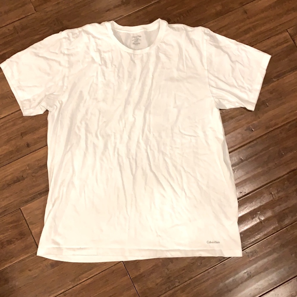 White calvin klein shirt